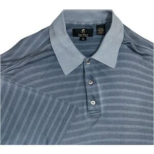 Gary Player Men's‎ XLT Xtra Large Tall Silk Golf Polo, Blue